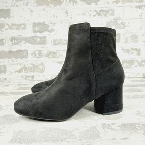 NEW  Mia Amore Anali-N Black Block Heel Side Zip Ankle Boots K270